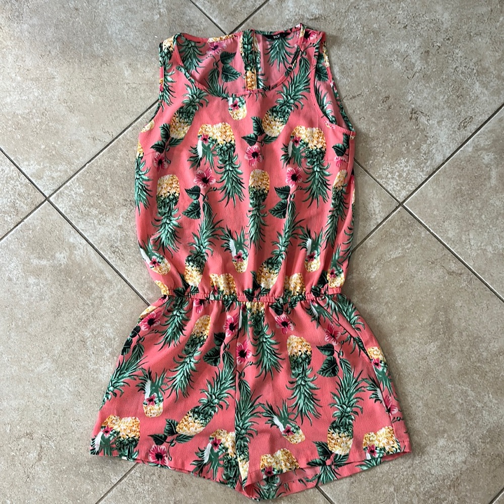 Romper with pineapples